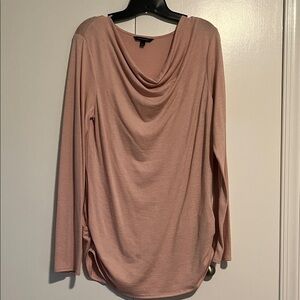 Banana Republic Pink Long Sleeve soft Luxe Top